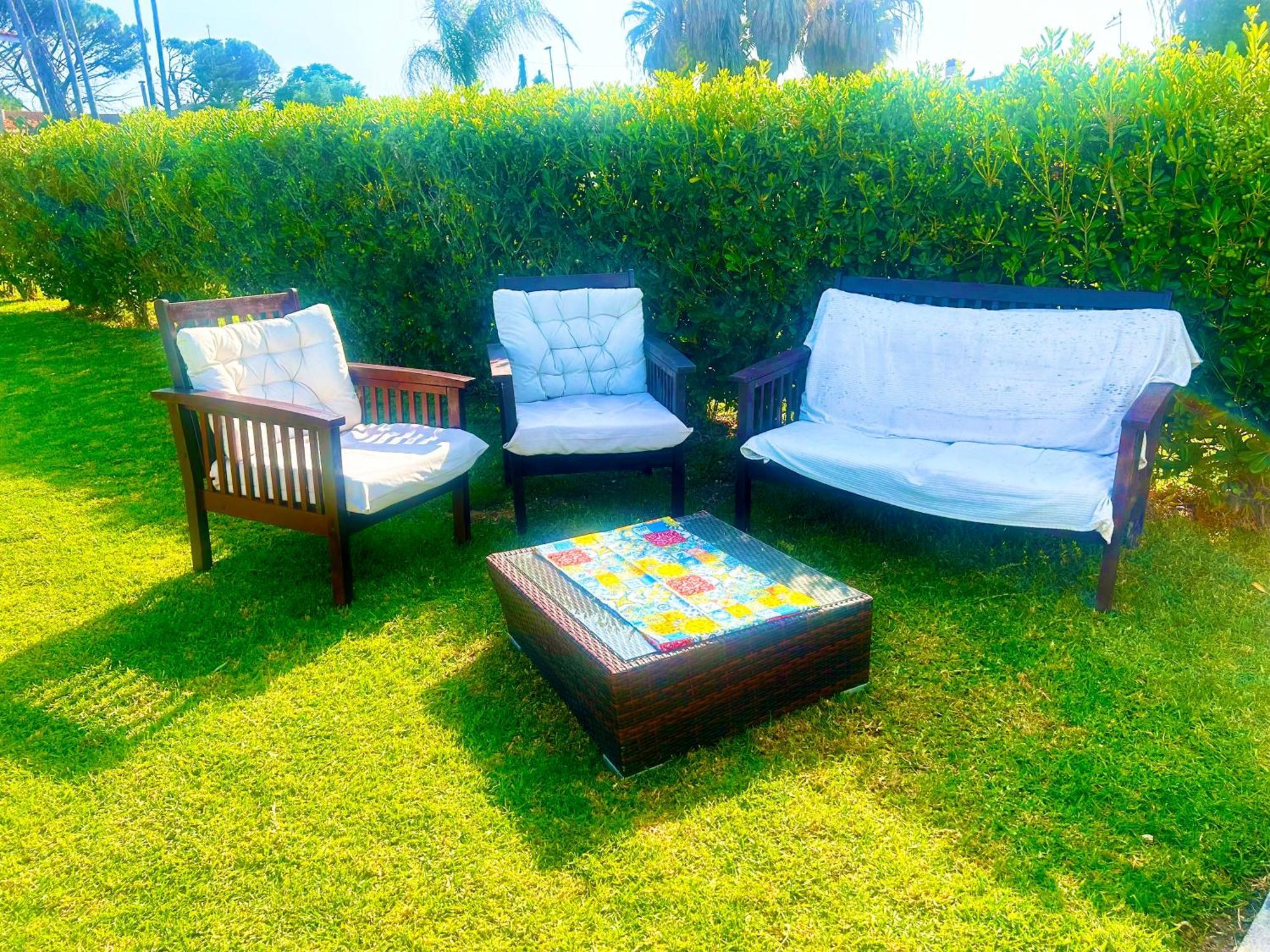 Ferienwohnung Casa Con Piscina E Vista Mare Dal Giardino Fanusa Exterior foto